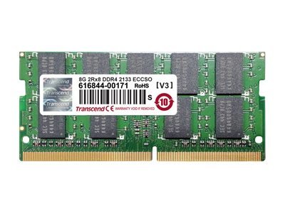 TRANSCEND, 8GB DDR4 2133 ECC-SO-DIMM 2Rx8 Discomp