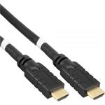 PremiumCord HDMI High Speed with Ether.4K@60Hz kabel se zesilovačem,10m, 3x stínění, M/M, zlacené ko