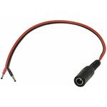 0,2 m DC kabel (s 2.1/5.5 konektorem) Rovný - zástrčka