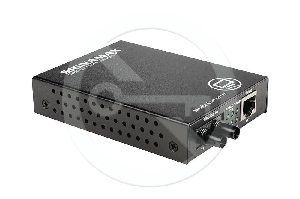 1001100 Signamax Media Converter 10 / 100M RJ45 to 100M multimode ST