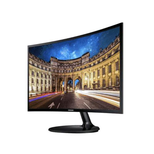27" Samsung C27F390 LED monitor prohnutý, VA LED, 3000:1, 250cd/m2, 4ms, Full HD 1920x1080, HDMI, D-Sub