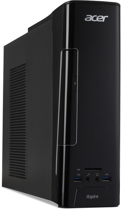 ACER PC AXC-780 Micro Tower-i3-6100@3.7GHz,8GB,1TB72,AMD R7-3402GB,DVD,DVI,HDMI,USB kláv. amyš,čtečka karet,W1