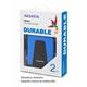 ADATA Externí HDD 2TB 2,5" USB 3.0 DashDrive Durable HD650, černý (gumový, nárazu odolný)