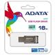ADATA Flash Disk USB 3.0 16 gigabytes DashDrive UV131, Chromium Grey, metallic