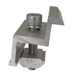 Aluminum edge panel handle Z shape, 38mm including stainless steel screw for Rail ERK-R52-2350-A