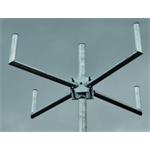 Antenna holder on mast four-point "L", lenght 4x35cm, height 20cm, d=42mm