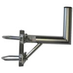 Antenna holder on mast "L", lenght 25cm, height 20cm, d=42mm + 2x U-Bolt 100mm