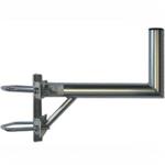 Antenna holder on mast "L", lenght 35cm, height 20cm, d=42mm + 2x U-Bolt 100mm