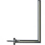 Antenna holder on mast "L", lenght 35cm, height 60cm, d=42mm + 1x U-Bolt 100mm