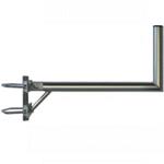 Antenna holder on mast "L", lenght 60cm, height 30cm, d=42mm + 2x U-Bolt 100mm