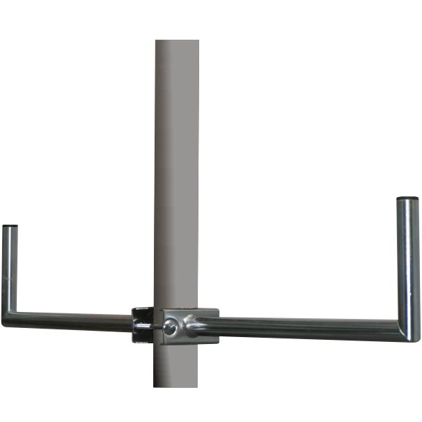 Antenna holder on mast "L" two-point, lenght 2 x 60cm, height 20cm, d=32mm, for mast 20-76mm