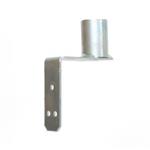 Antenna wall-mount "L" lenght 8,5cm, height 5,5cm, d=32mm with strap base