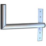 Antenna wall-mount to the window "L" lenght 40cm, height 16cm, d=42mm with right strap