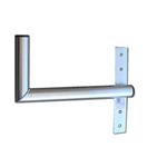Antenna wall-mount to the window "L" lenght 55cm, height 16cm, d=42mm with right strap