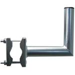 Anténní držák na balkón "L", délka 20cm, výška 20cm, d=42mm se zubatkou