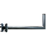 Anténní držák na balkón "L", délka 50cm, výška 20cm, d=42mm se zubatkou