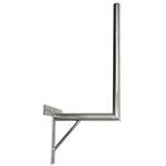Anténní držák na zeď "L", délka 25cm, výška 70cm, d=42mm se vzpěrou