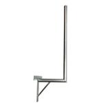 Anténní držák na zeď "L" délka 35cm, výška 100cm, d=42mm se vzpěrou a křížem