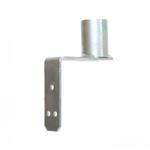 Antenní držák na zeď "L" délka 8,5cm, výška 5,5cm, d=32mm s pásem