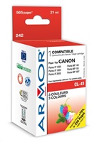 ARMOR cartridges for Canon Pixma IP1200, IP1300, IP2200, iP2500 MP150, MP450, MX300 (CL41) color