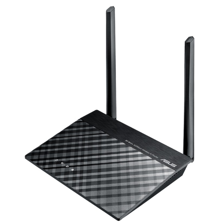 ASUS RT-N12PLUS Wireless N300 Router/AP/Extender, 4x 10/100, 2x 5 dBi anténa