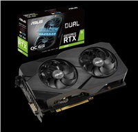 ASUS VGA NVIDIA GeForce Dual RTX 2060 OC edition EVO 6GB GDDR6, RTX 2060, 6GB GDDR6, 2xHDMI, 1xDVI