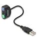 Axago - ADPS-50 USB2.0 - 2x PS / 2 adapter