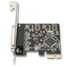 AXAGO - PCEA-P1 PCI-Express adapter 1x paralel port + LP