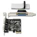 AXAGO - PCEA-SP PCI-Express adapter 2x seriový port + 1x par.