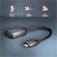 AXAGON RUCM-AFAC cable reduction USB-C male <-> USB-Afemale, 20cm, USB 3.2 Gen 1,3A, ALU