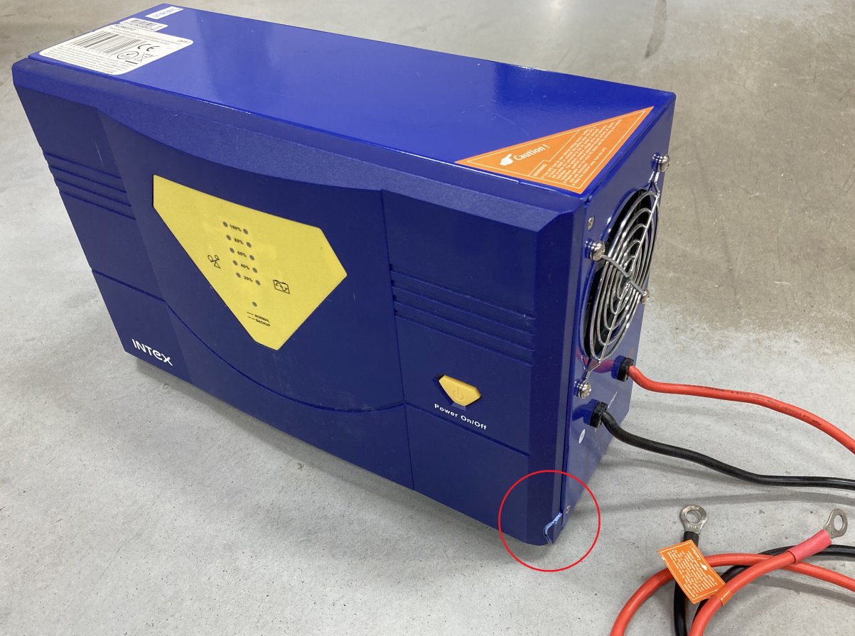 intex irist battery backup