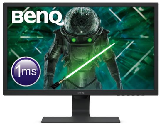 BenQ LCD GL2480E 24"W,1920x1080,250 nits,1000:1,1ms,D-sub/DVI,HDMI,VESA,cable:VGA,Glossy Black