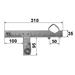 Chimney mounts OK-43T13N - require no drilling