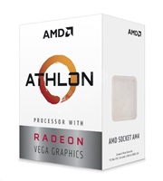 CPU AMD Athlon 200GE (Raven Ridge), 2-core, 3.2GHz, 5MB cache, 35W, socket AM4, VGA RX Vega, BOX