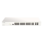 D-Link DBS-2000-28P 28-Port Gigabit PoE+ Nuclias Smart Managed Switch including 4x 1G Combo Ports, 1