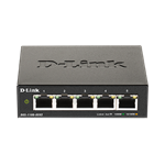 D-Link DGS-1100-05V2/E 5-Port Gigabit Smart Managed Switch- 5-Port 100BaseTX Auto-Negotiating 10/100