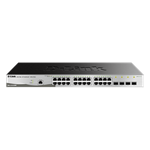 D-Link DGS-1210-28/ME 24-Port 10/100/1000BASE-T + 4-Port 1 Gbps SFP Metro Ethernet Managed Switch