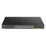D-Link DGS-1250-28XMP Smart switch 24x Gb PoE+, 4x 1G/10G SFP+, 370W