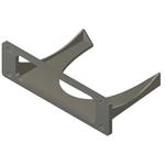 D-MTACX Rackmount holder for MikroTik devices hAP AC2/hAP, gray