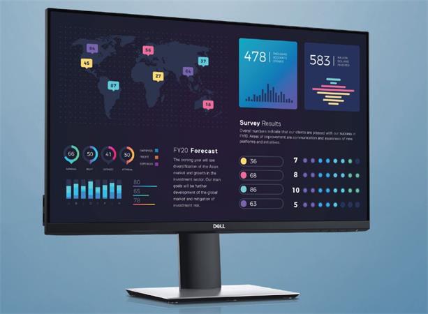 Dell Professional P2720DC 27"/WQHD(2560x1440)/1000:1/8ms/350 cd/m2/HDMI/DP/mDP/USB-C/tenký rámeček/č