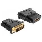 Delock Adaptér DVI 24+1 pin samec > HDMI samice