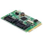 Delock MiniPCIe I/O PCIe full size 2 x SATA 6 Gb/s