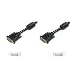 Digitus DVI connection cable, DVI(24+1), 2x ferrit M/M, 2.0m, DVI-D Dual Link, bl