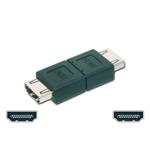 Digitus HDMI A connector, female / female, black