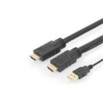 Digitus propojovací kabel s Aktivním zesílením HDMI High Speed Ethernet 20m Ultra HD 4K, HDMI 2.0