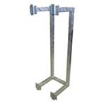 Držák příhradového stožáru na zeď 100cm dvojitý, odsazení 40cm