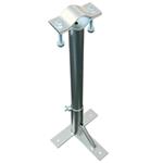 Držák stožáru výsuvný s křížem a vlnkou, délka 60cm