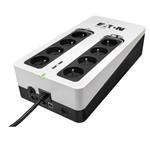 Eaton 3S 700 FR, UPS 700VA / 420W, 8 zásuvek (4 zálohované), USB, 2x USB charge