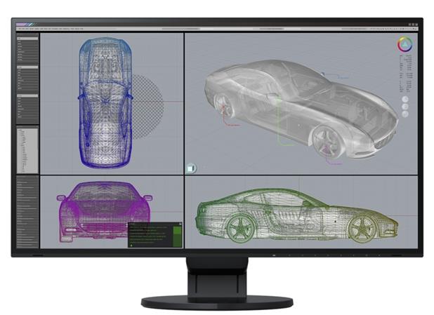 EIZO 27" EV2785-BK , IPS-LED, 3840 x 2160 (4K UHD), 350 cd/m2,1300:1, 5 ms, ultra tenký rámeček, čer