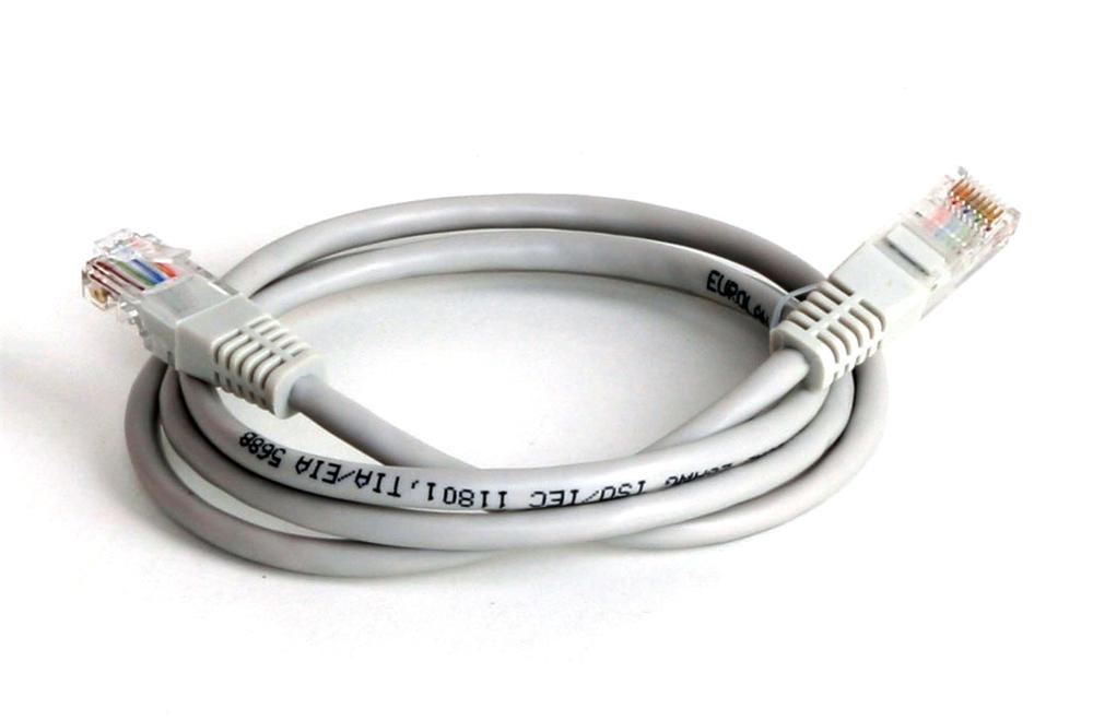 EuroLan patch cable UTP, Cat5e, 1m, gray networking solutions